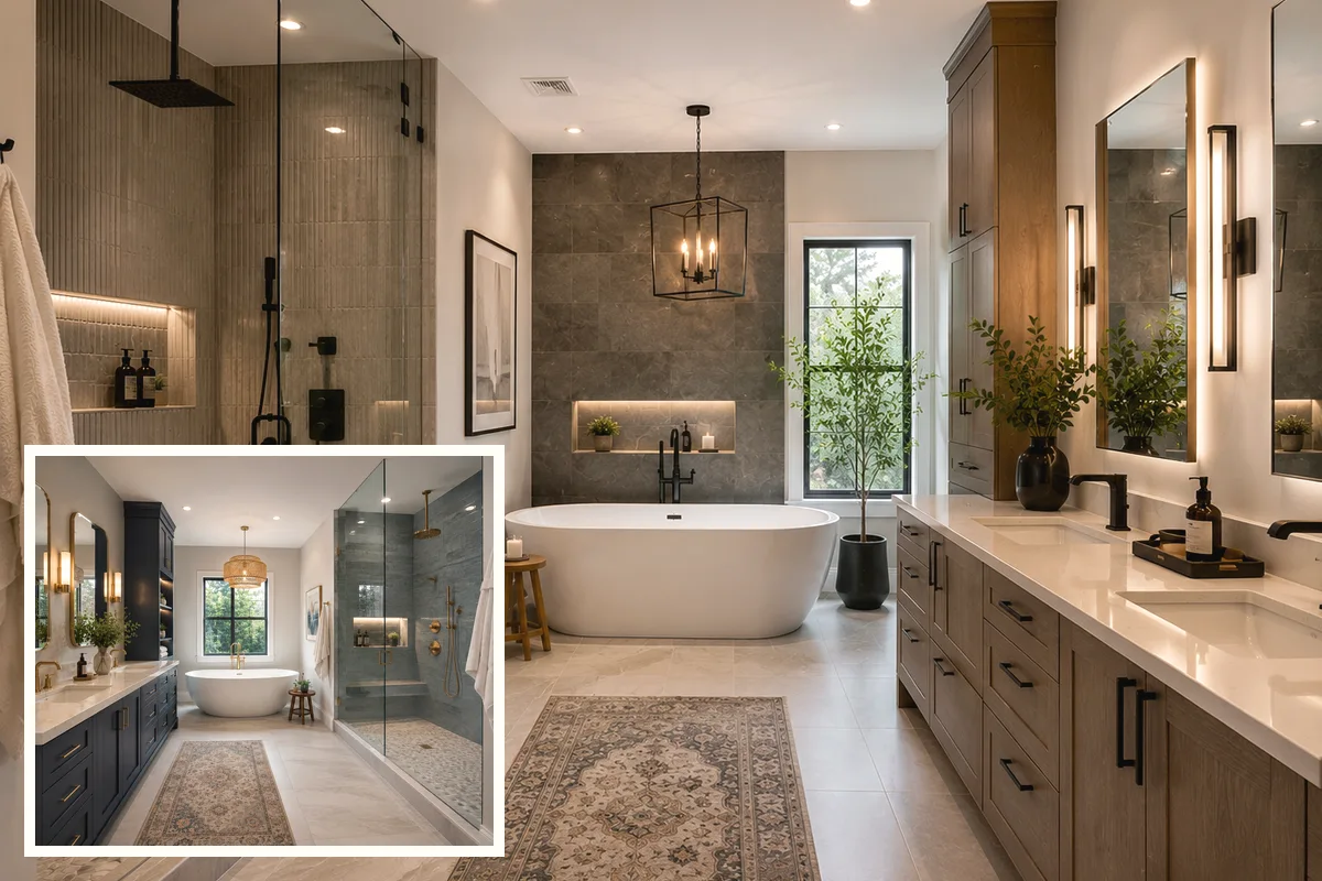 Finished Sarasota County bathroom remodeling connected scope with coordinated professional finishes