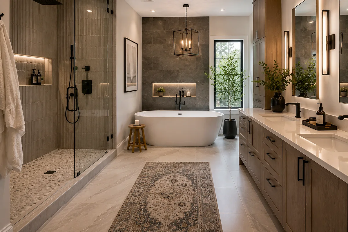 North Port finished flooring example: Interior renovation work is easier to coordinate when flooring, trim and adjoining repairs share one scope.