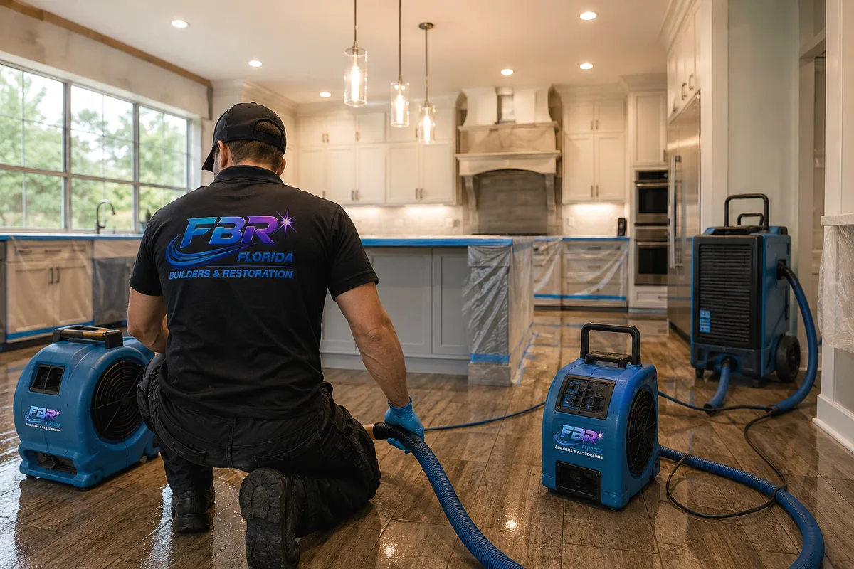 Kitchen remodeling detail for Port Charlotte showing coordinated finished-room work