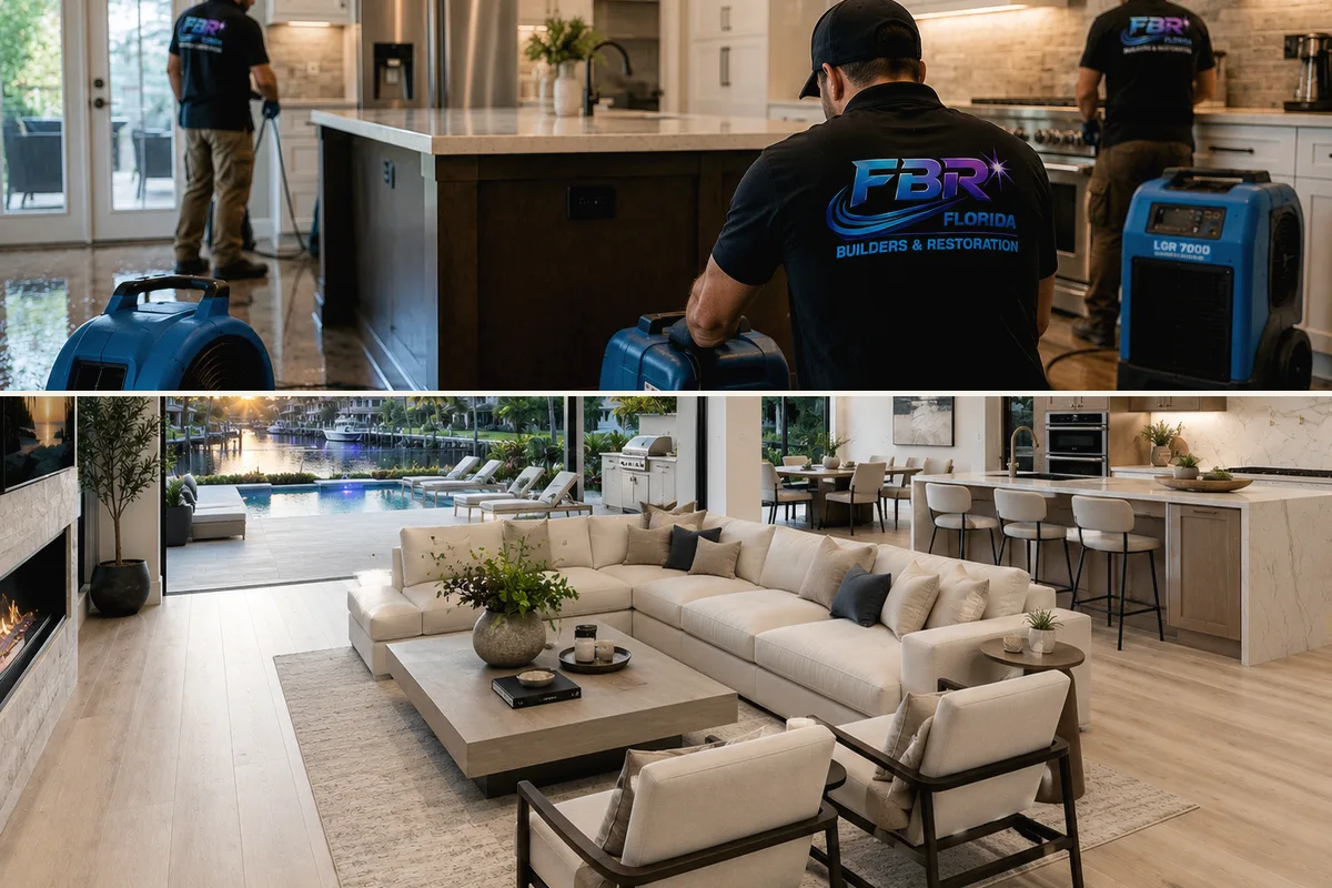 Kitchen remodeling detail for Sarasota County showing coordinated finished-room work