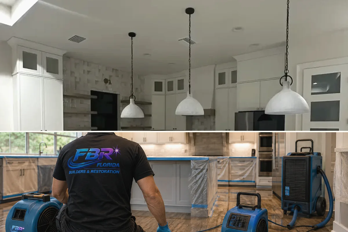 Kitchen remodeling detail for Venice showing coordinated finished-room work