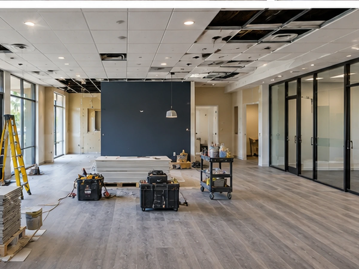 Sarasota & Charlotte Counties commercial remodeling - Finish installation
