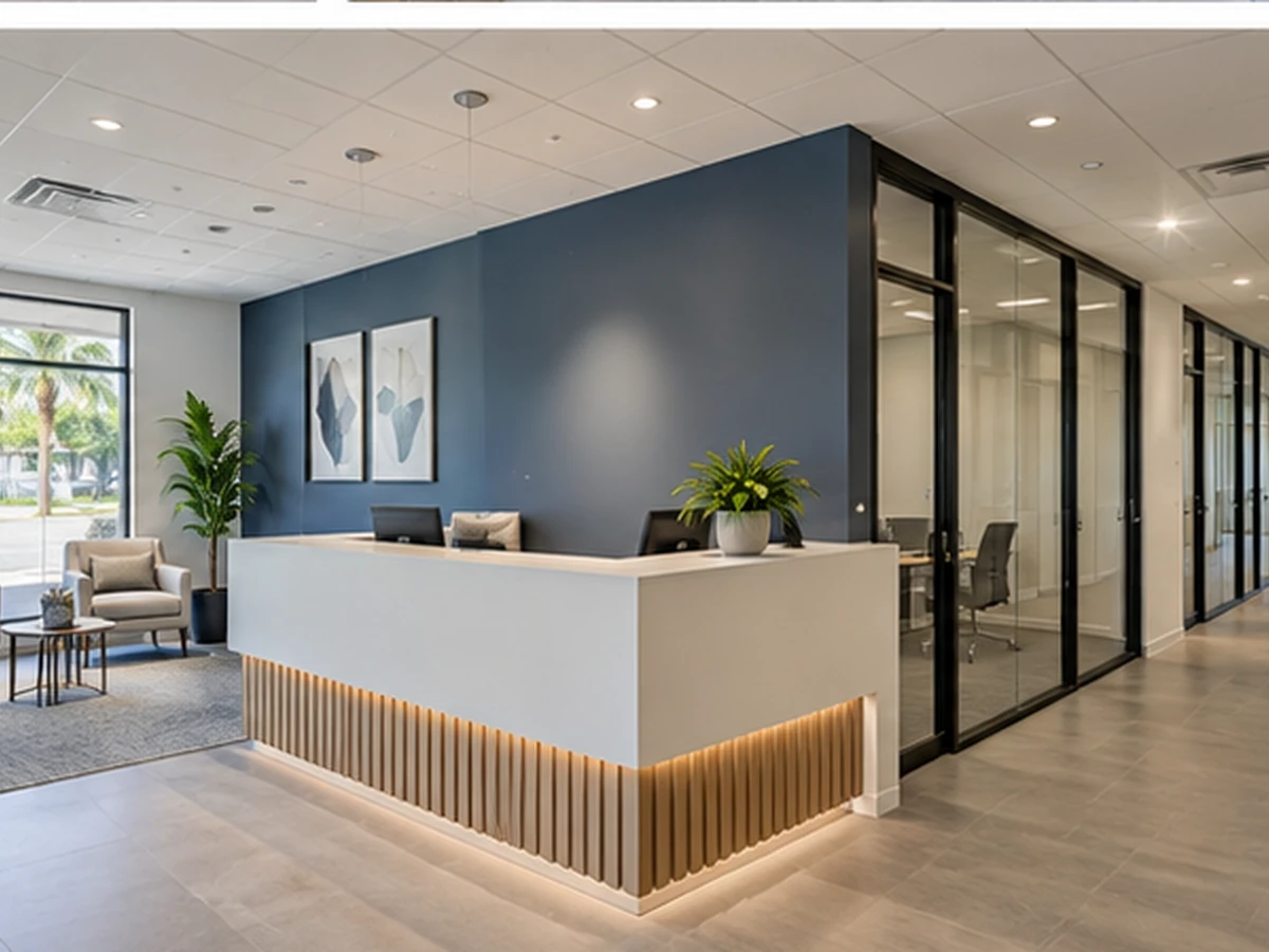 Commercial remodeling and office improvement project