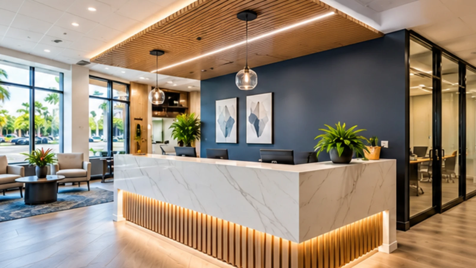 Sarasota & Charlotte Counties commercial remodeling finished interior