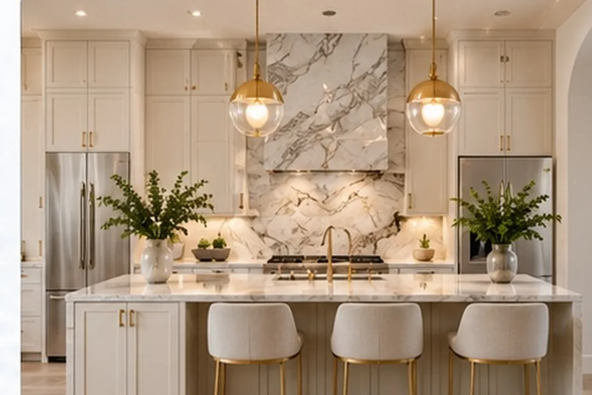 Kitchen remodeling detail for Sarasota and Charlotte Counties showing coordinated finished-room work