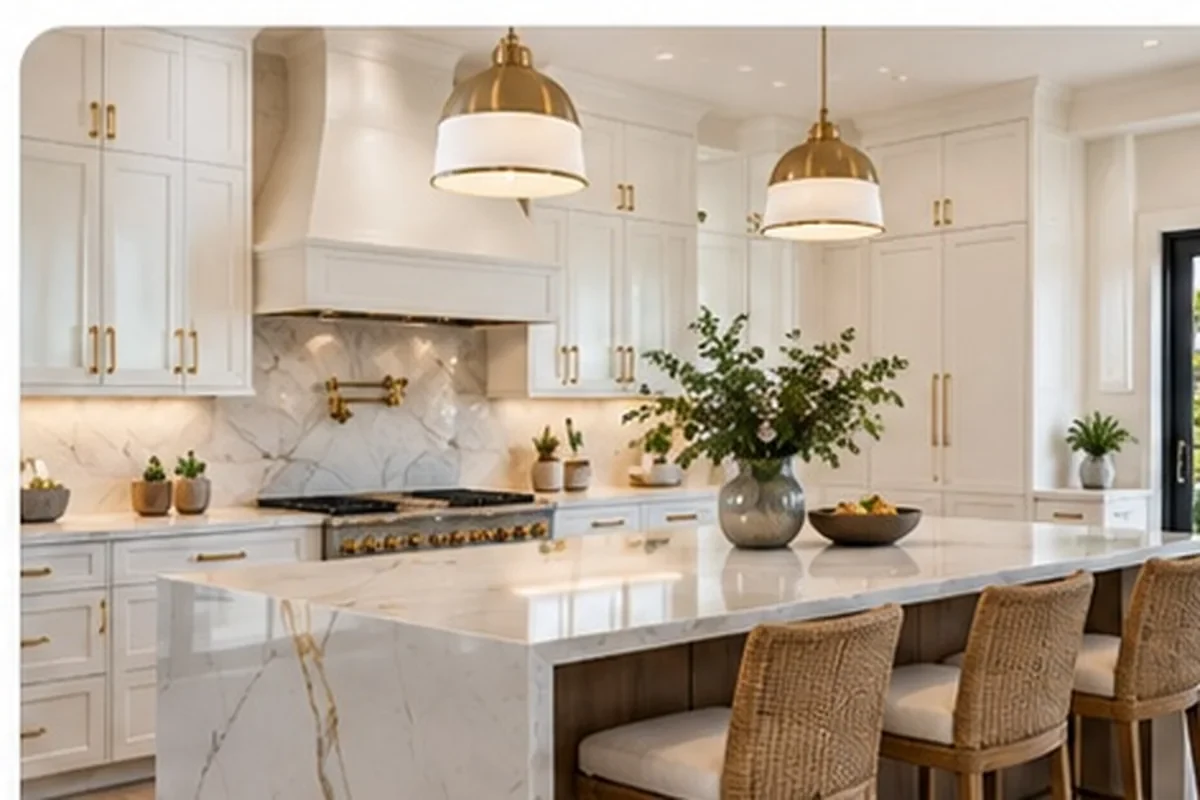Kitchen remodeling detail for North Port showing coordinated finished-room work