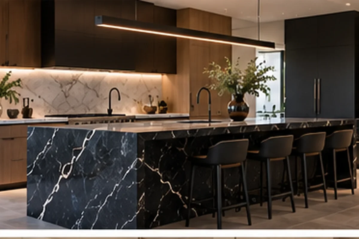 Kitchen remodeling detail for Sarasota showing coordinated finished-room work