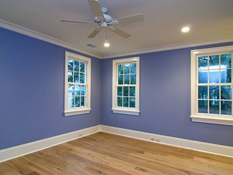 Finished interior painting in a Southwest Florida home