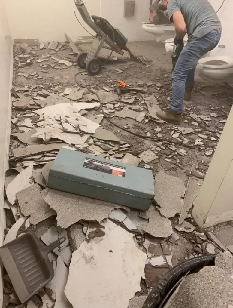 Commercial interior demolition and remodeling preparation in Southwest Florida