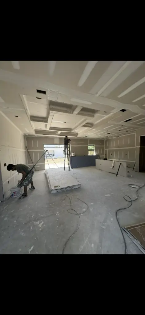 Drywall installation and finishing work in Southwest Florida