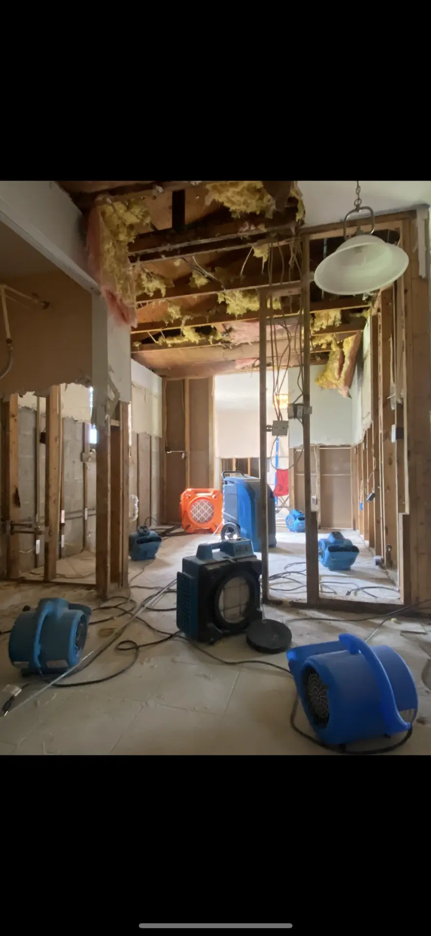 Structural drying and dehumidification equipment