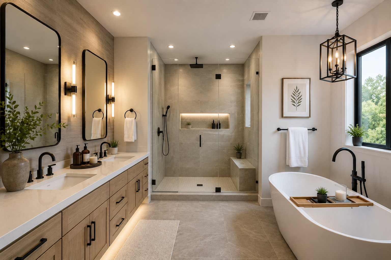 Bathroom remodeling contractor tile shower renovation Sarasota County Charlotte County