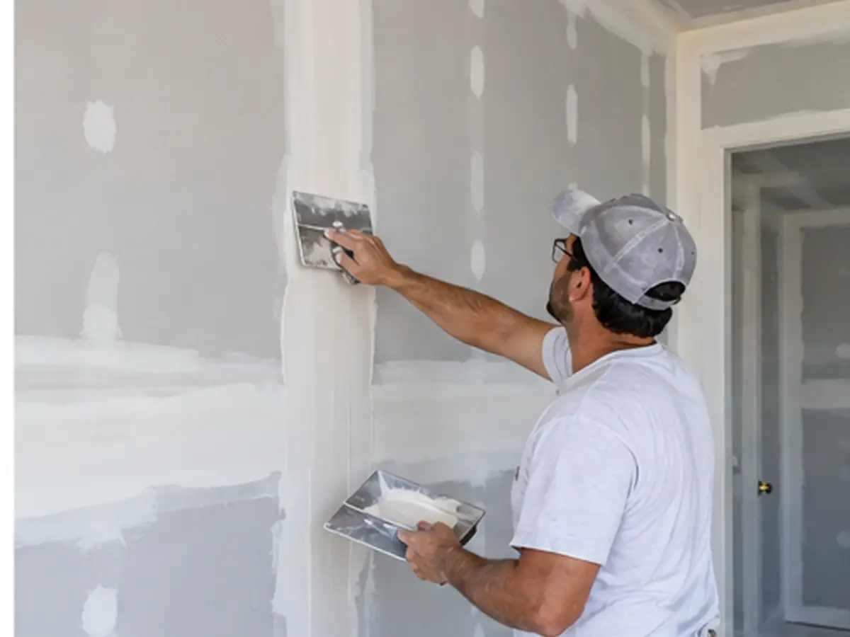 Drywall taping and joint-compound finishing
